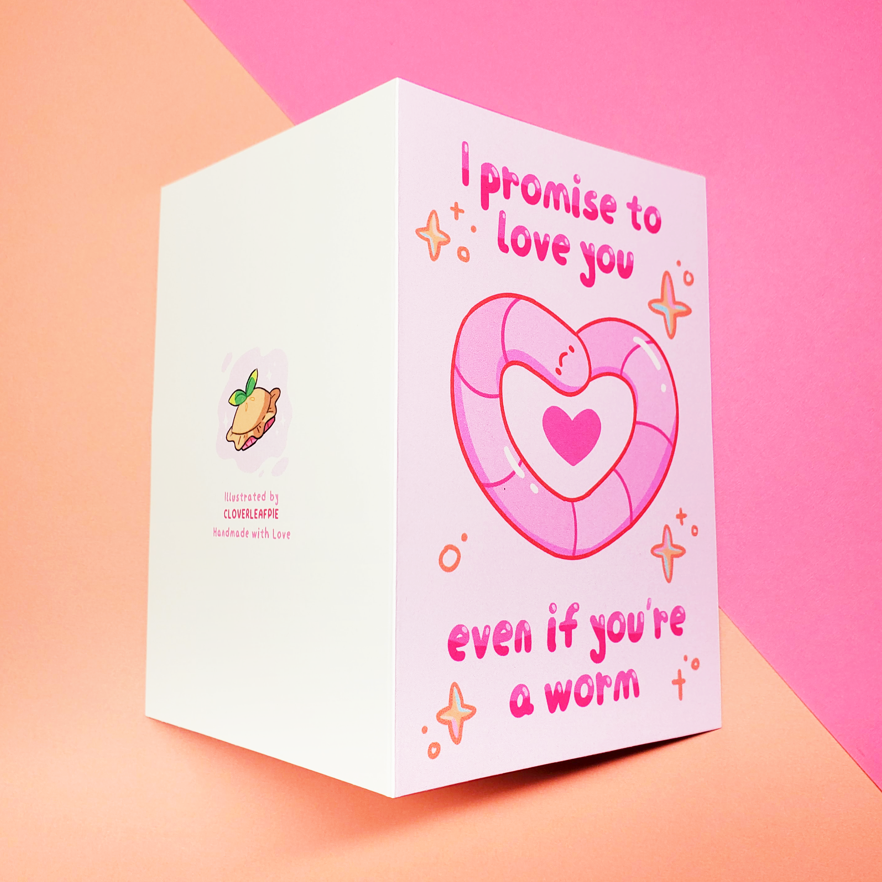 Worm Card | Cloverleafpie